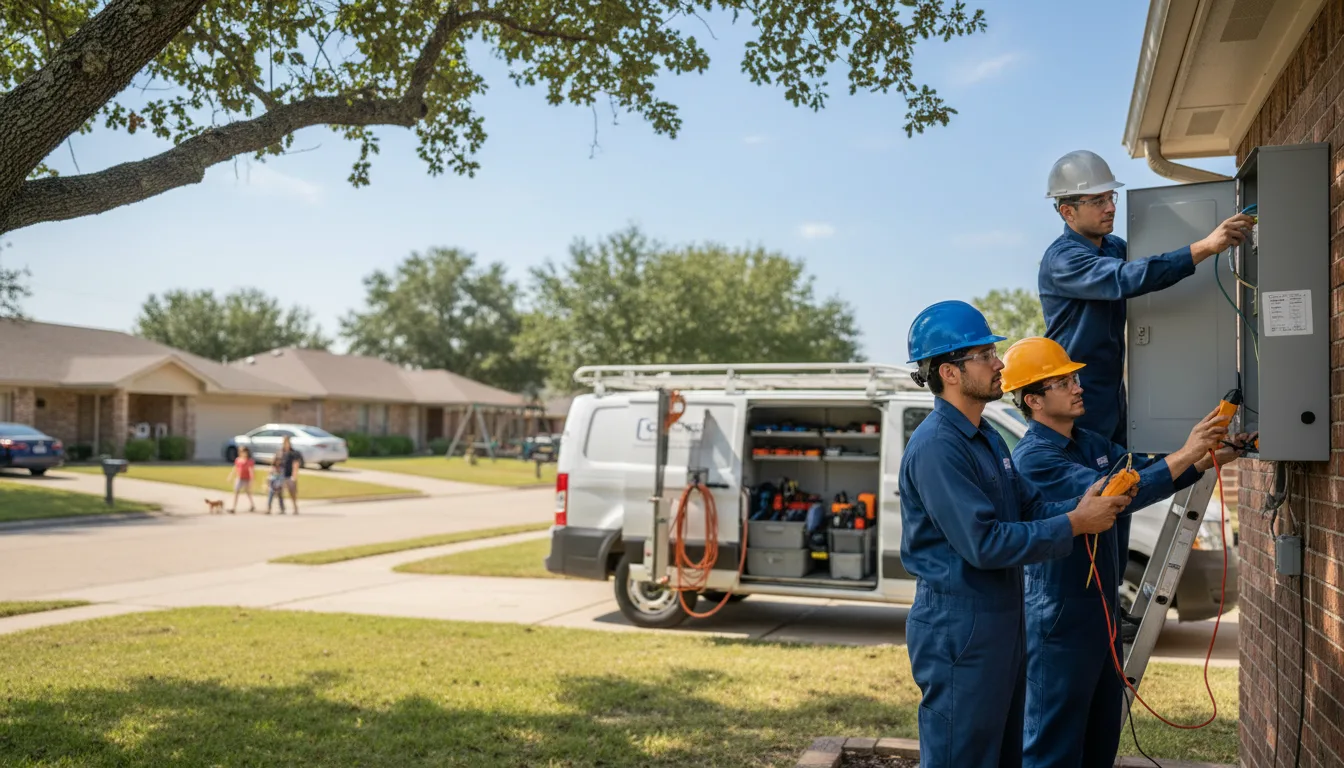 Certified electrician providing emergency electrical services in Ayr, NE